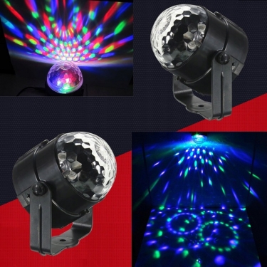 Projektor LED KULA ŚWIETLNA Z PILOTEM disco party