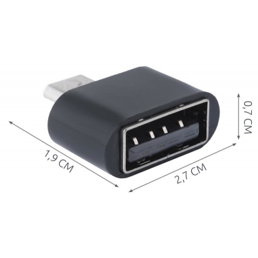 Adapter - przejściówka MICRO USB na OTG HOST Hit