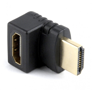 ŁĄCZNIK PRZEDŁUŻACZ HDMI ŻEŃSKI ŁAMANY KĄTOWY 90