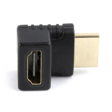 ŁĄCZNIK PRZEDŁUŻACZ HDMI ŻEŃSKI ŁAMANY KĄTOWY 90