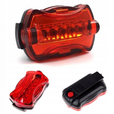LAMPKA ROWEROWA TYLNA 5 LED TYŁ