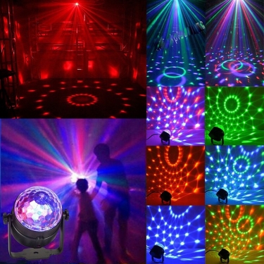 Projektor LED KULA ŚWIETLNA Z PILOTEM disco party