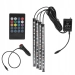 PODŚWIETLENIE OŚWIETLENIE WNĘTRZA KABINY SAMOCHÓD TAŚMA LISTWA LED RGB 4x12