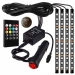 PODŚWIETLENIE OŚWIETLENIE WNĘTRZA KABINY SAMOCHÓD TAŚMA LISTWA LED RGB 4x12