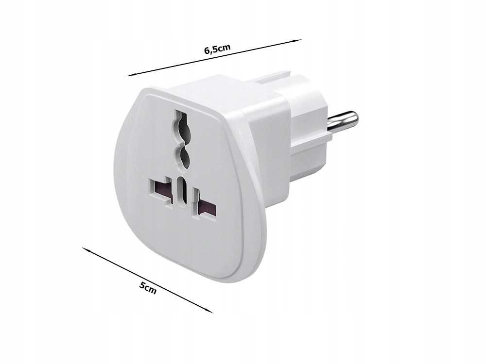Britanski Adapter ADAPTER PRZEJŚCIÓWKA GNIAZDO UK ANGLIA USA WTYK PL