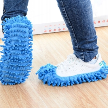 BUTY KAPCIE Z MIKROFIBRY MOP DO CZYSZCZENIA PODŁÓG para