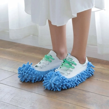 BUTY KAPCIE Z MIKROFIBRY MOP DO CZYSZCZENIA PODŁÓG para