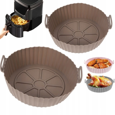 Silikonowa Forma AirFryer Frytkownicy Beztłuszczowej Powietrznej 17/20x2szt