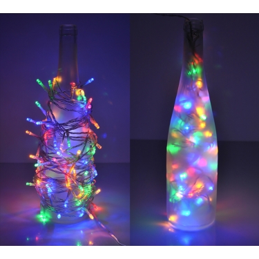 LAMPKI CHOINKOWE CHOINKĘ BATERIE 20 LED Multicolor